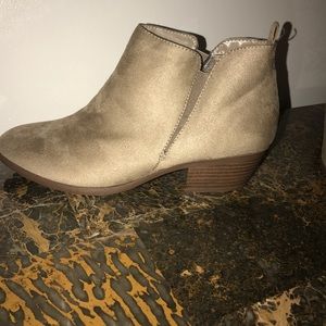 Tan ankle boots